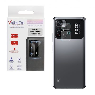 VOLTE-TEL TEMPERED GLASS XIAOMI POCO M4 PRO 6.6" 9H 0.30mm FOR CAMERA 2 PCS