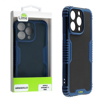 LIME ΘΗΚΗ IPHONE 11 PRO 5.8" ARMADILLO CAMERA GUARD BLUE