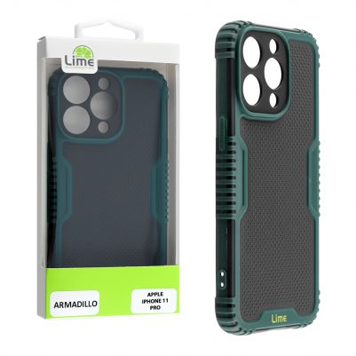 LIME ΘΗΚΗ IPHONE 11 PRO 5.8" ARMADILLO CAMERA GUARD GREEN