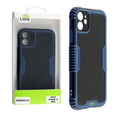 LIME ΘΗΚΗ IPHONE 12 MINI 5.4" ARMADILLO CAMERA GUARD BLUE