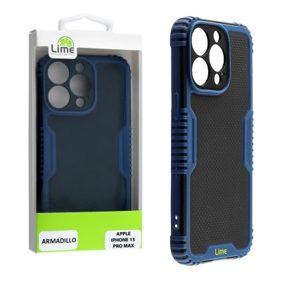 LIME ΘΗΚΗ IPHONE 13 PRO MAX 6.7" ARMADILLO CAMERA GUARD BLUE