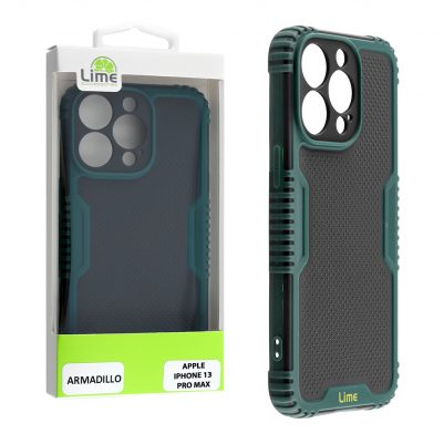 LIME ΘΗΚΗ IPHONE 13 PRO MAX 6.7" ARMADILLO CAMERA GUARD GREEN