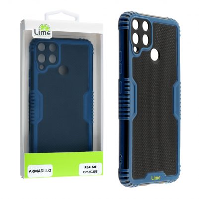 LIME ΘΗΚΗ REALME C25/C25s 6.5" ARMADILLO CAMERA GUARD BLUE