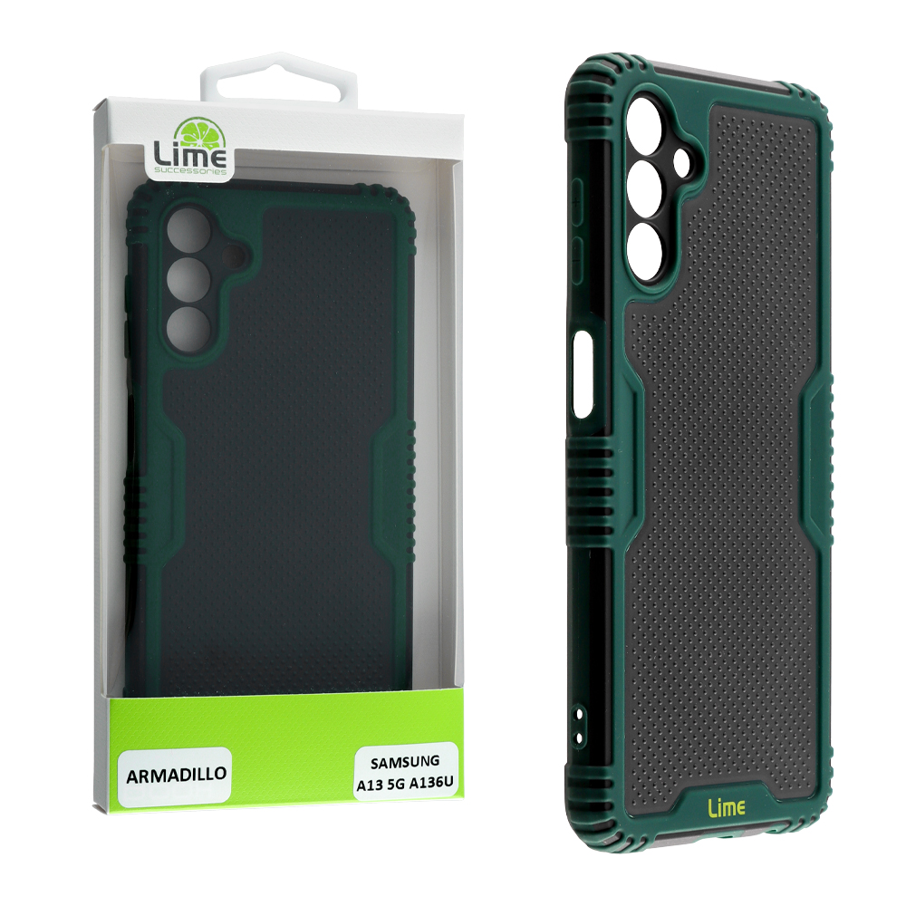LIME ΘΗΚΗ SAMSUNG A13 5G A136U 6.5" ARMADILLO CAMERA GUARD GREEN