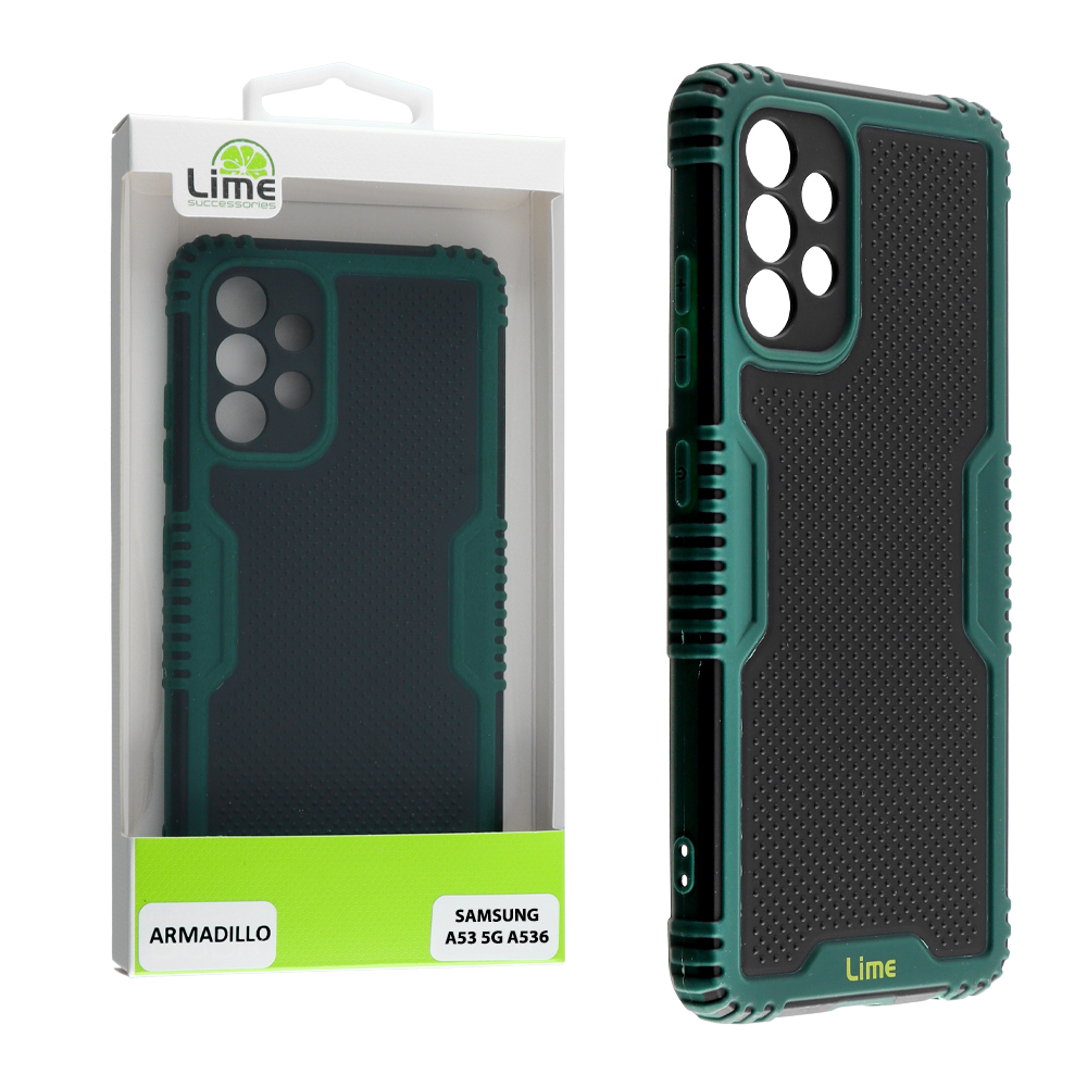 LIME ΘΗΚΗ SAMSUNG A53 5G A536 6.46" ARMADILLO CAMERA GUARD GREEN