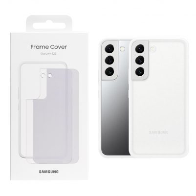 ΘΗΚΗ SAMSUNG S22 5G S901 FRAME COVER EF-MS901CWEGWW WHITE PACKING OR