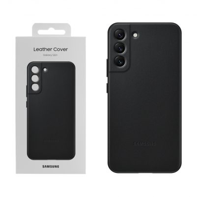 ΘΗΚΗ SAMSUNG S22 PLUS 5G S901 LEATHER COVER EF-VS906LBEGWW BLACK PACKING OR