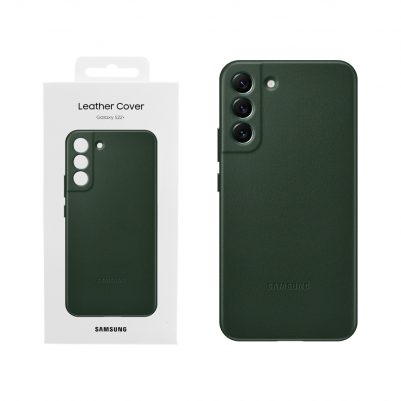 ΘΗΚΗ SAMSUNG S22 PLUS 5G S901 LEATHER COVER EF-VS906LGEGWW GREEN PACKING OR