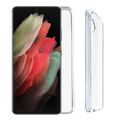VOLTE-TEL ΘΗΚΗ SAMSUNG S21 ULTRA 5G G998 6.8" SLIMCOLOR AIR TPU CAMERA GUARD ΔΙΑΦΑΝΗ