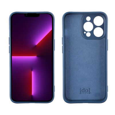 IDOL 1991 ΘΗΚΗ IPHONE 13 PRO MAX 6.7" VELVET TPU 4 SIDE FULL CAMERA PROTECTION BLUE