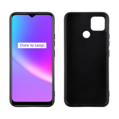 IDOL 1991 ΘΗΚΗ REALME C25/C25s 6.5" VELVET TPU 4 SIDE BLACK