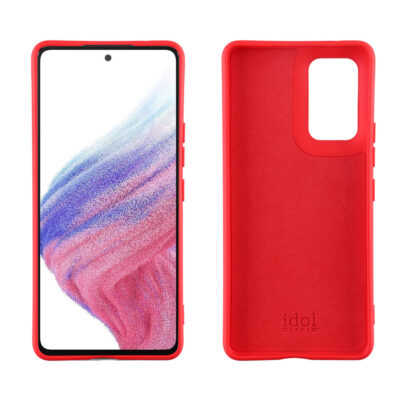 IDOL 1991 ΘΗΚΗ SAMSUNG A53 5G A536 6.5" VELVET TPU 4 SIDE RED