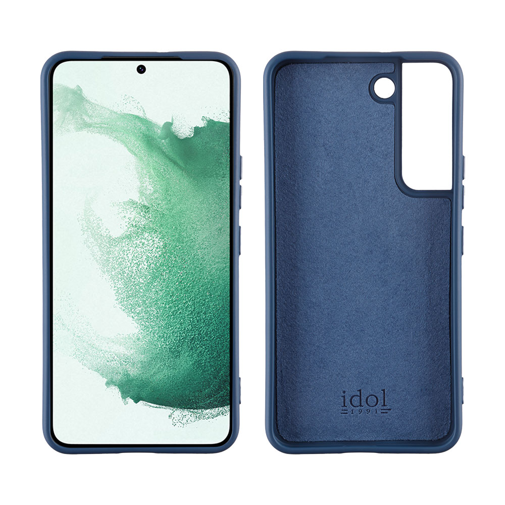 IDOL 1991 ΘΗΚΗ SAMSUNG S22 5G S901 6.1" VELVET TPU 4 SIDE BLUE