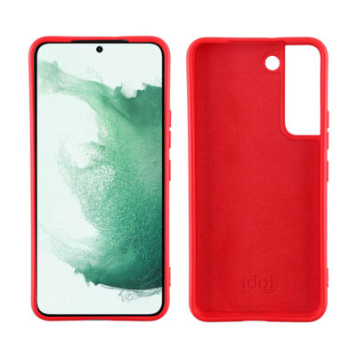 IDOL 1991 ΘΗΚΗ SAMSUNG S22 5G S901 6.1" VELVET TPU 4 SIDE RED