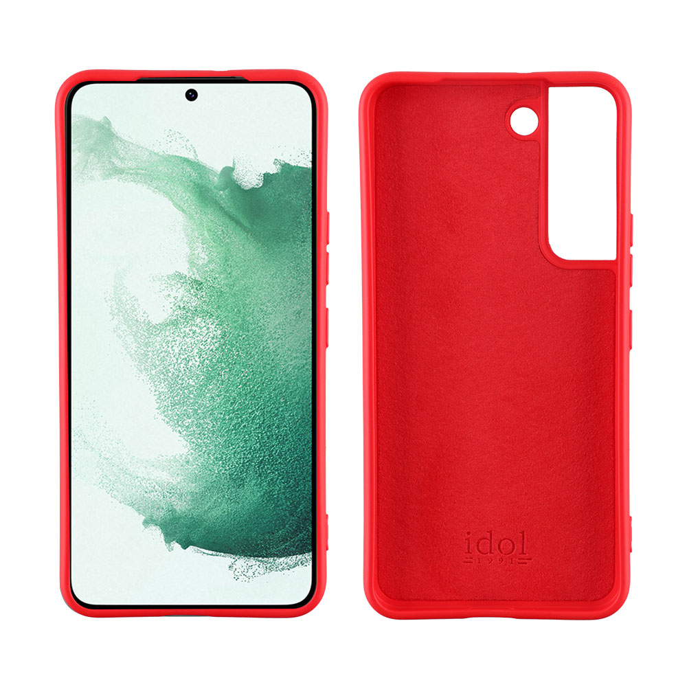 IDOL 1991 ΘΗΚΗ SAMSUNG S22 5G S901 6.1" VELVET TPU 4 SIDE RED