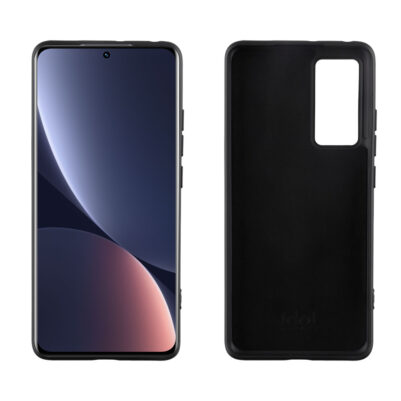 IDOL 1991 ΘΗΚΗ XIAOMI 12/12X 6.28" VELVET TPU 4 SIDE BLACK