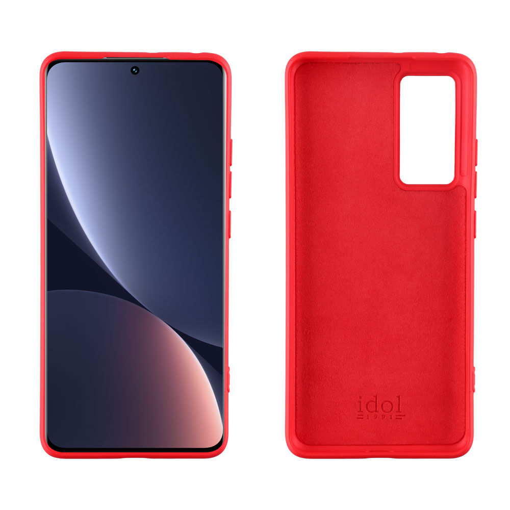IDOL 1991 ΘΗΚΗ XIAOMI 12/12X 6.28" VELVET TPU 4 SIDE RED