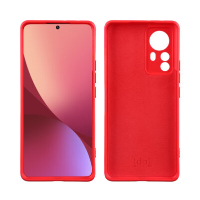 IDOL 1991 ΘΗΚΗ XIAOMI 12 PRO 6.73" VELVET TPU 4 SIDE FULL CAMERA PROTECTION RED