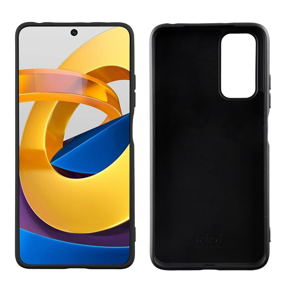 IDOL 1991 ΘΗΚΗ XIAOMI POCO M4 PRO 5G/REDMI NOTE 11T 5G 6.6" VELVET TPU 4 SIDE BLACK