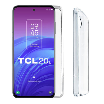 VOLTE-TEL ΘΗΚΗ TCL 20L/TCL 20L+/TCL 20S 6.67" SLIMCOLOR AIR TPU CAMERA GUARD ΔΙΑΦΑΝΗ