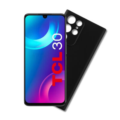 VOLTE-TEL ΘΗΚΗ TCL 30/30 5G/30+ 6.7" SILICON TPU CAMERA GUARD BLACK