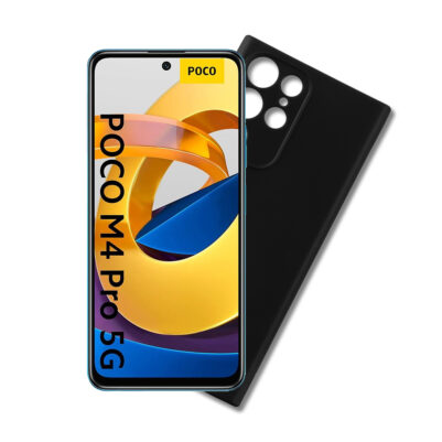 VOLTE-TEL ΘΗΚΗ XIAOMI POCO M4 5G 6.58" SILICON TPU CAMERA GUARD BLACK