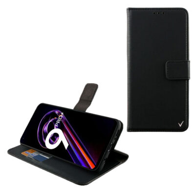 VOLTE-TEL ΘΗΚΗ REALME 9 PRO PLUS/9 4G 6.4" ALLURE MAGNET BOOK STAND CLIP BLACK