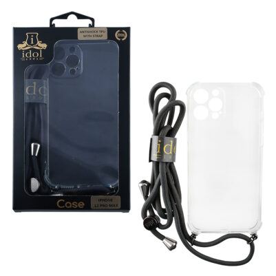 IDOL 1991 ΘΗΚΗ REALME C25/C25s 6.5" ANTISHOCK TPU WITH STRAP FULL CAMERA PROTECTION ΔΙΑΦΑΝΗ