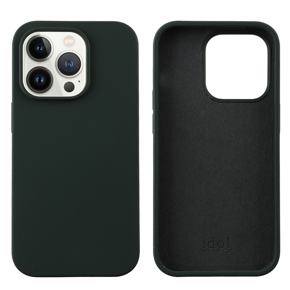 IDOL 1991 ΘΗΚΗ IPHONE 14 PRO 6.1" VELVET ELITE TPU 4 SIDE CAMERA GUARD GREEN