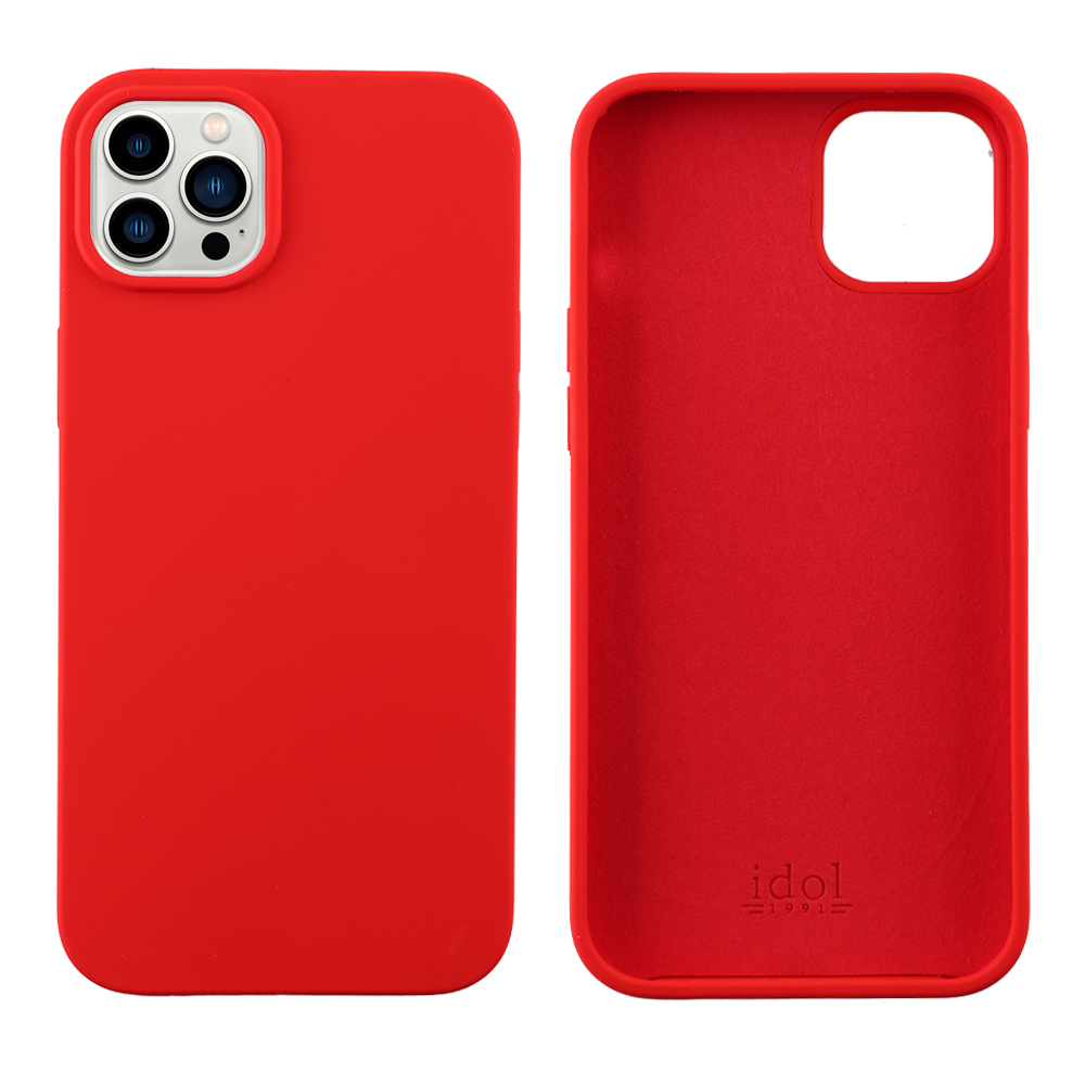IDOL 1991 ΘΗΚΗ IPHONE 14 MAX 6.7" VELVET ELITE TPU 4 SIDE CAMERA GUARD RED