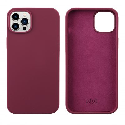 IDOL 1991 ΘΗΚΗ IPHONE 14 MAX 6.7" VELVET ELITE TPU 4 SIDE CAMERA GUARD BURGUNDY