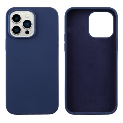 IDOL 1991 ΘΗΚΗ IPHONE 14 PRO MAX 6.7" VELVET ELITE TPU 4 SIDE CAMERA GUARD BLUE