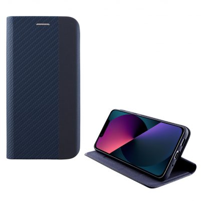 IDOL 1991 ΘΗΚΗ IPHONE 14 MAX 6.7" ELITE ANTI-RFID BOOK STAND BLUE