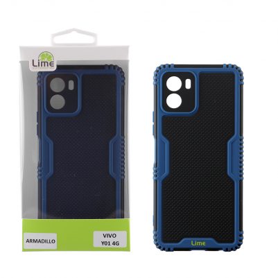 LIME ΘΗΚΗ VIVO Y01 4G 6.51" ARMADILLO FULL CAMERA PROTECTION BLUE