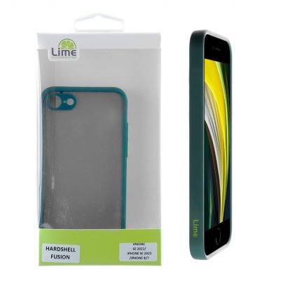 LIME ΘΗΚΗ IPHONE IPHONE SE 2022/IPHONE SE 2020/IPHONE 8/7 4.7" HARDSHELL FUSION FULL CAMERA PROTECTION BLUE WITH YELLOW KEYS