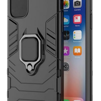 POWERTECH Θήκη Ring Armor MOB-1748 για iPhone 14 Pro, μαύρη