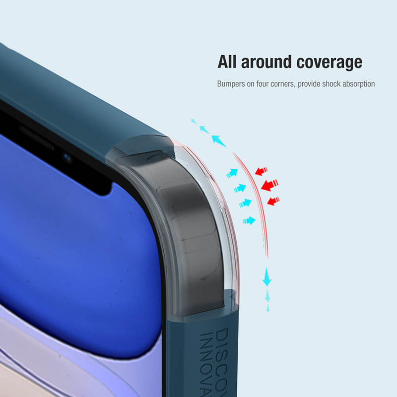 NILLKIN θήκη Super Frosted Shield Pro για Apple iPhone 14 Pro, μπλε - Image 3
