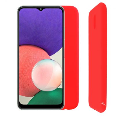 VOLTE-TEL ΘΗΚΗ SAMSUNG A22 5G A226 6.6" SILICON TPU CAMERA GUARD RED