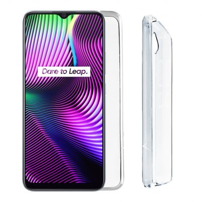 VOLTE-TEL ΘΗΚΗ REALME 7i GLOBAL VERSION 6.5" SLIMCOLOR AIR TPU CAMERA GUARD ΔΙΑΦΑΝΗ