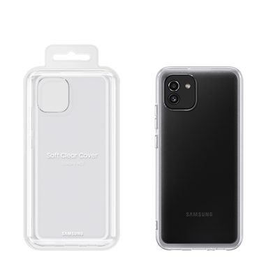 ΘΗΚΗ SAMSUNG A03 A035 6.5" SOFT CLEAR COVER EF-QA036TTEGEU TRANSPARENT PACKING OR