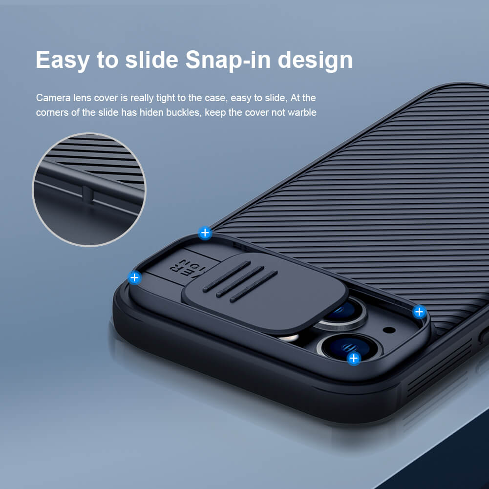 NILLKIN θήκη CamShield Pro Magnetic για iPhone 14, μαύρη - Image 3