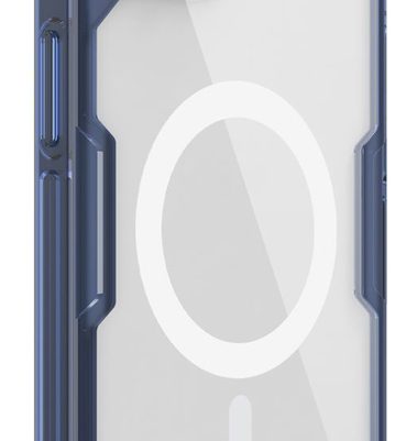 NILLKIN θήκη Nature Pro Magnetic για iPhone 14, μπλε & διάφανη