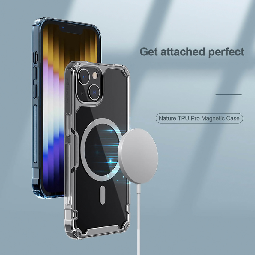 NILLKIN θήκη Nature Pro Magnetic για iPhone 14 Plus, διάφανη - Image 2