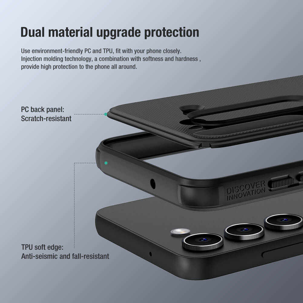 NILLKIN θήκη Super Frosted Shield Pro για Samsung S23 Plus, μαύρο - Image 3
