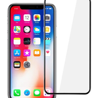 POWERTECH Tempered Glass 5D Full Glue για iPhone XS Max, Black