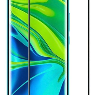 POWERTECH Tempered Glass 3D, Full Glue, Xiaomi Mi Note 10/10 Pro, μαύρο
