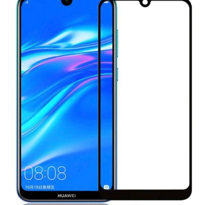 POWERTECH Tempered Glass 5D για Huawei Y8p, full glue, μαύρο