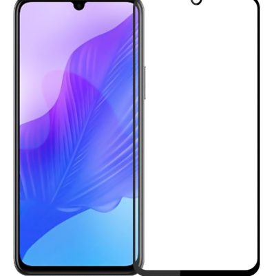 POWERTECH Tempered Glass 5D, full glue, Huawei Enjoy 20 5G, μαύρο