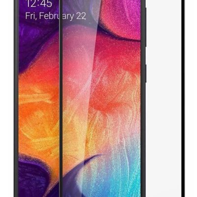 POWERTECH tempered glass 5D TGC-0471, Samsung A20s, full glue, μαύρο