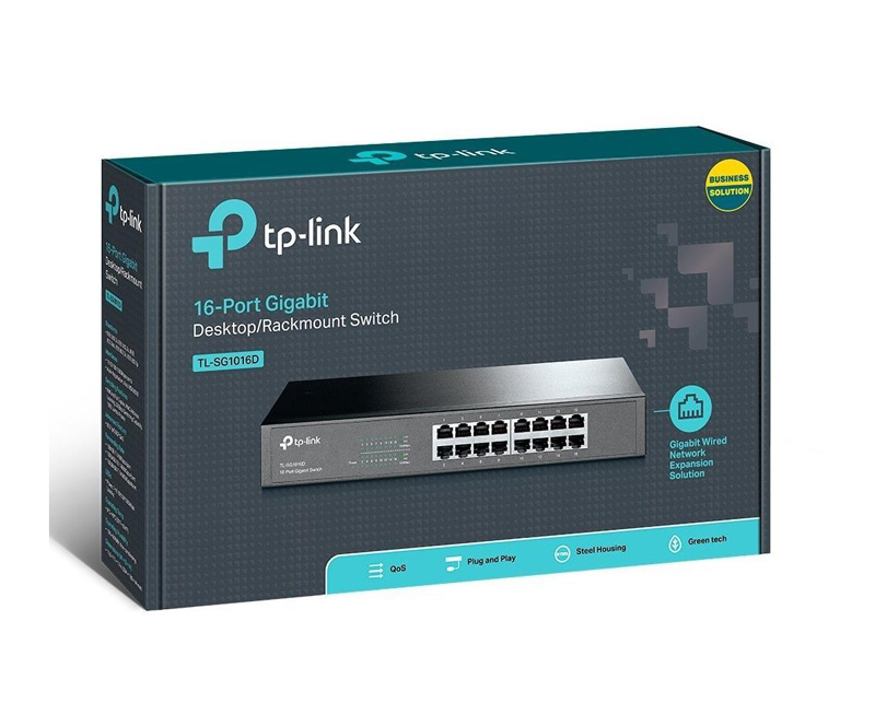 TP-LINK Desktop/Rackmount Switch TL-SG10016D 16 Θυρών, Ver. 8.0 - Image 2